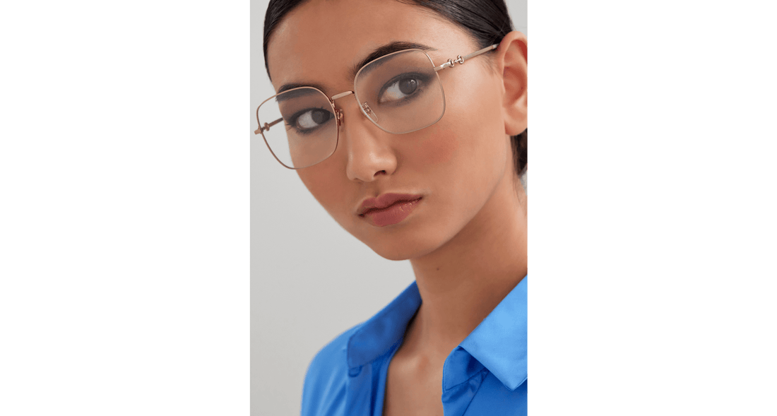 Brillen gucci gg0883oa 001 femenino größe 55mm - Detailansicht