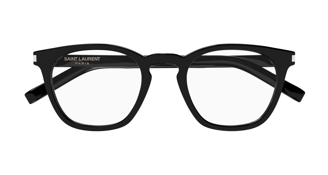 Óculos graduados saint laurent sl 28 opt 001 unisex tamanho 50mm - Vista de detalhe