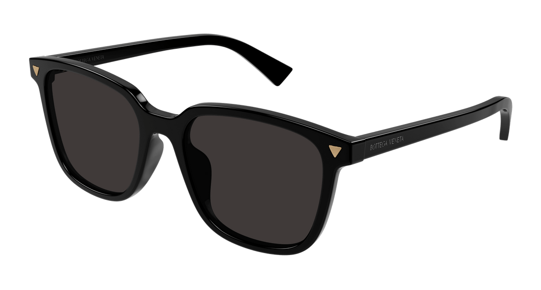 Óculos de sol bottega veneta bv1255sa 001 square unisex tamanho 55mm - Vista principal