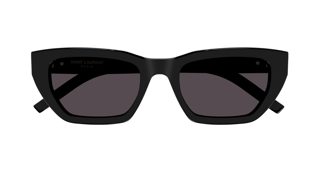 Óculos de sol saint laurent sl m127/f 001 rectangular femenino tamanho 53mm - Vista de detalhe