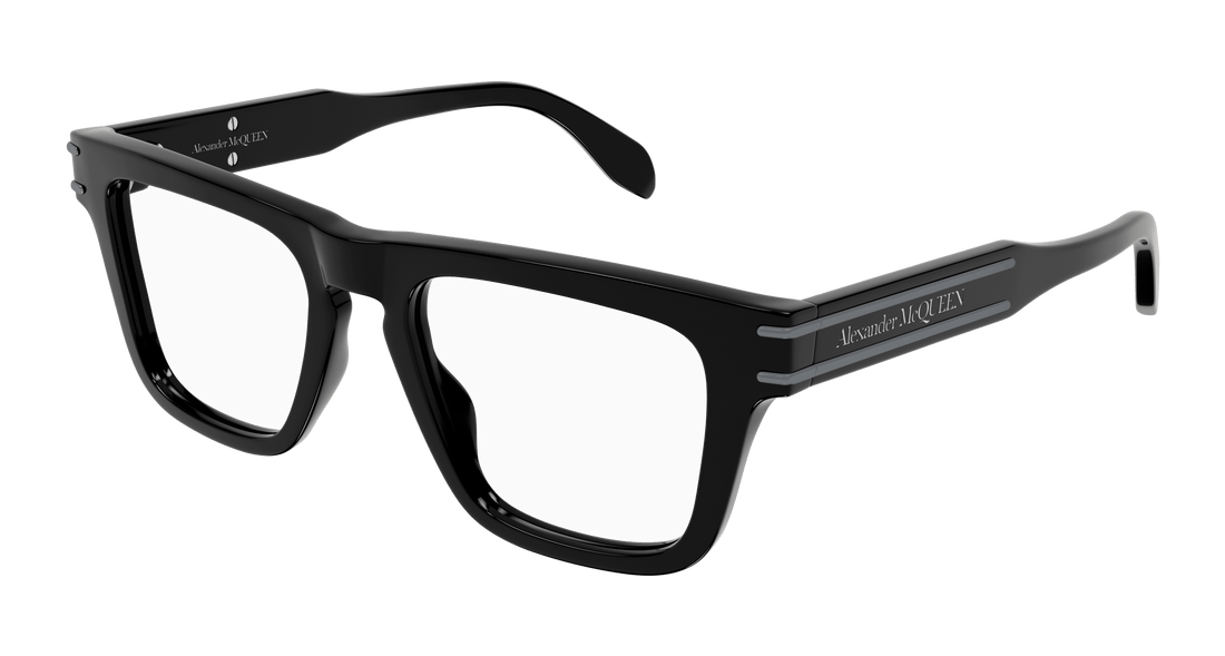 Lunettes de vue alexander mcqueen am0400o 001 masculino taille 52mm - Vue principale