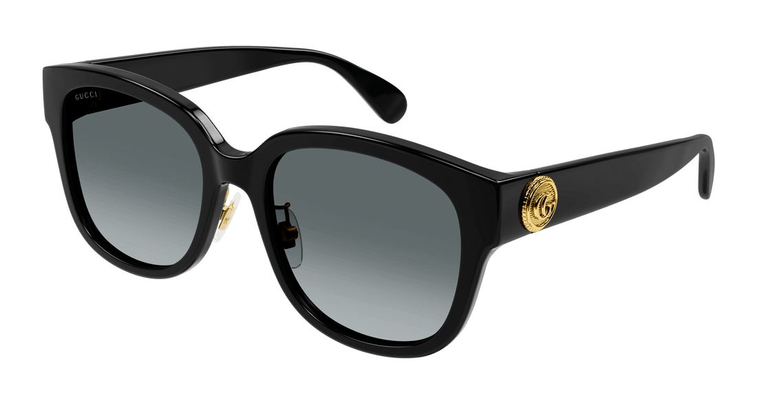Occhiali da sole gucci gg1409sk 001 negro square femenino taglia 55mm - Vista principale