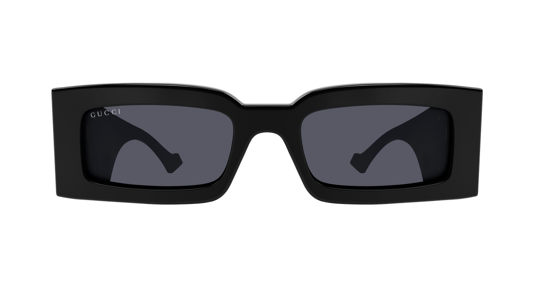 Sonnenbrillen gucci gg1425s 001 negro rectangular femenino größe 53mm - Detailansicht