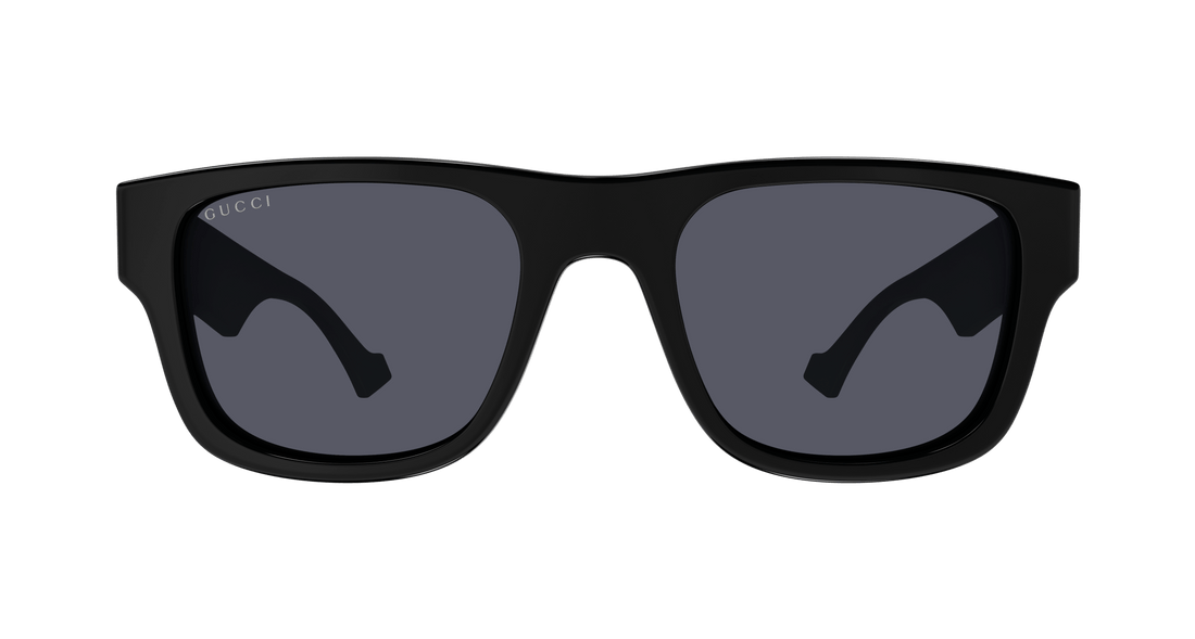 Gafas de sol gucci gg1427s 001 negro square masculino talla 53mm - Vista de detalle