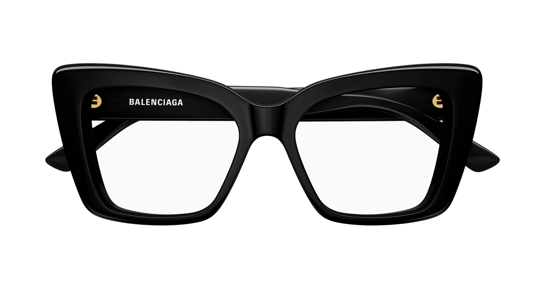 Glasögon balenciaga bb0297o 001 femenino storlek 52mm - Detaljvy