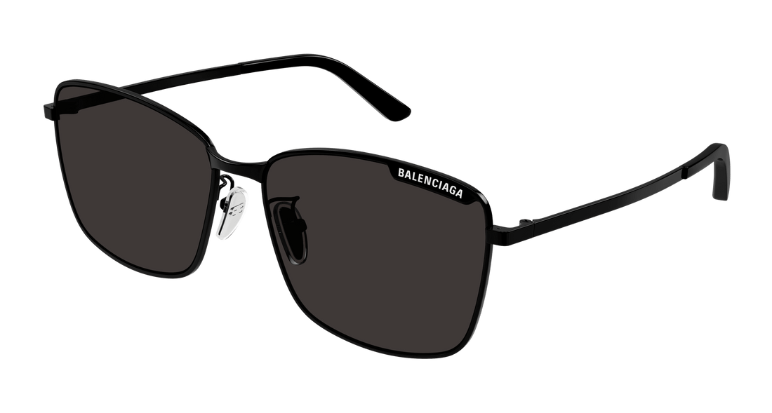 Lunettes de soleil balenciaga bb0280sa 001 square unisex taille 60mm - Vue principale