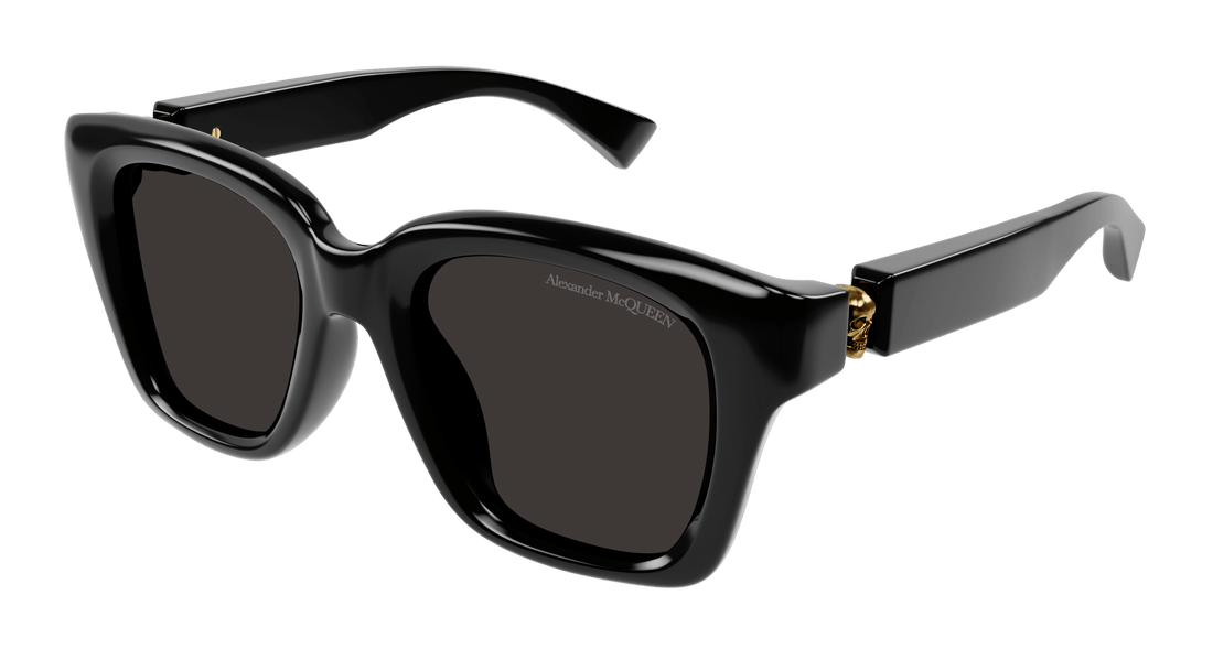 Óculos de sol alexander mcqueen am0432sa 001 masculino tamanho 52mm - Vista principal
