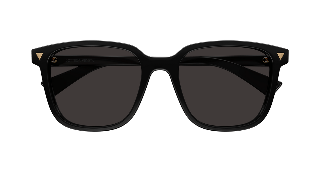 Óculos de sol bottega veneta bv1255sa 001 square unisex tamanho 55mm - Vista de detalhe