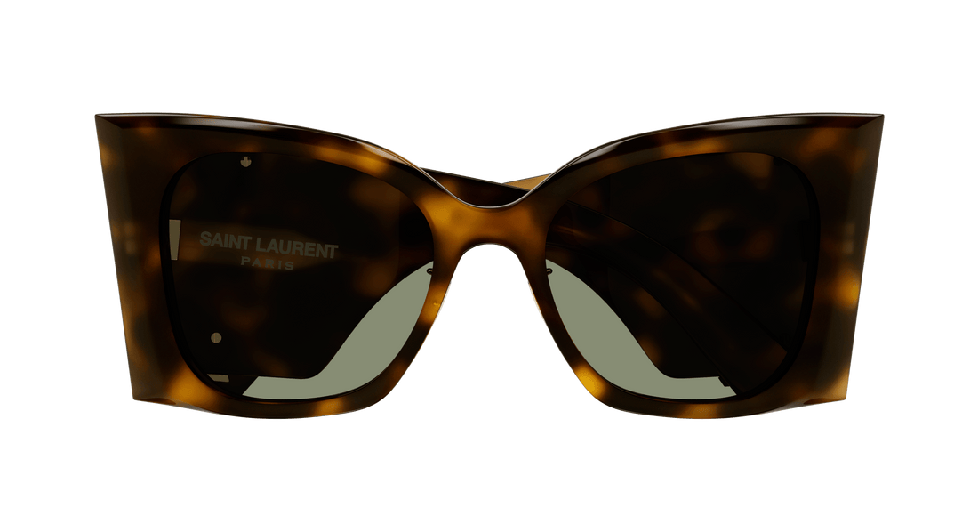 Óculos de sol saint laurent sl m119/f blaze 002 square femenino tamanho 53mm - Vista de detalhe
