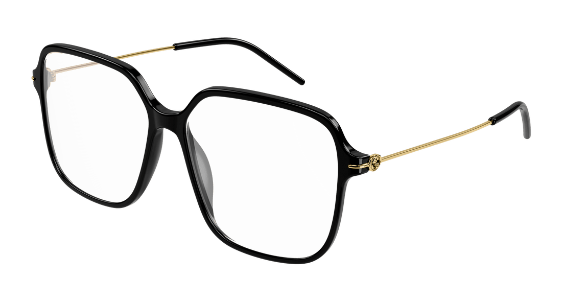 Óculos graduados gucci gg1271o 001 femenino tamanho 56mm - Vista principal