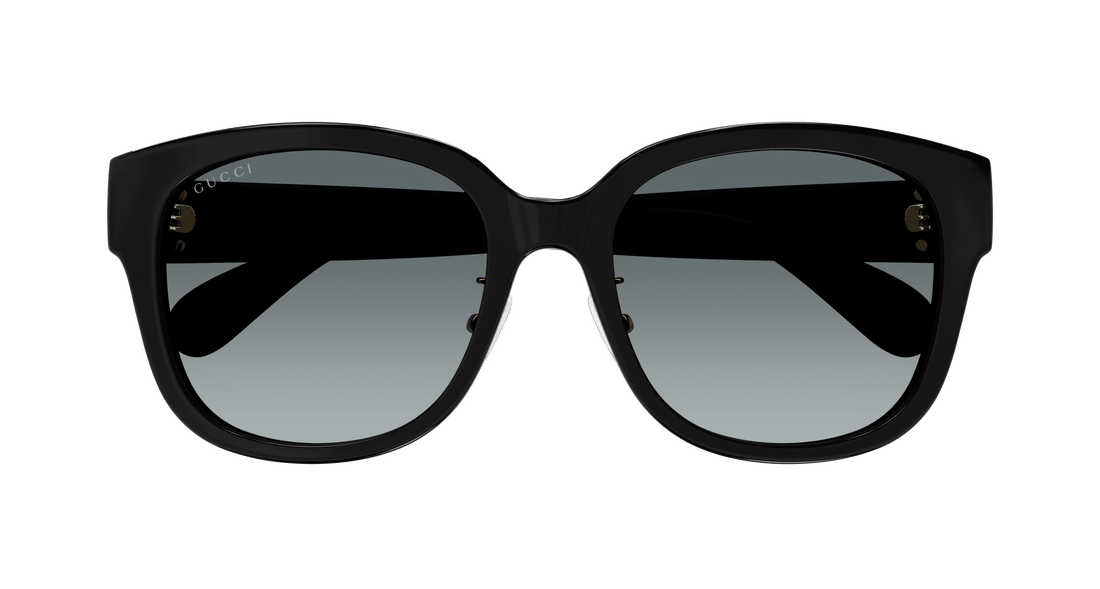 Occhiali da sole gucci gg1409sk 001 negro square femenino taglia 55mm - Vista dettagliata
