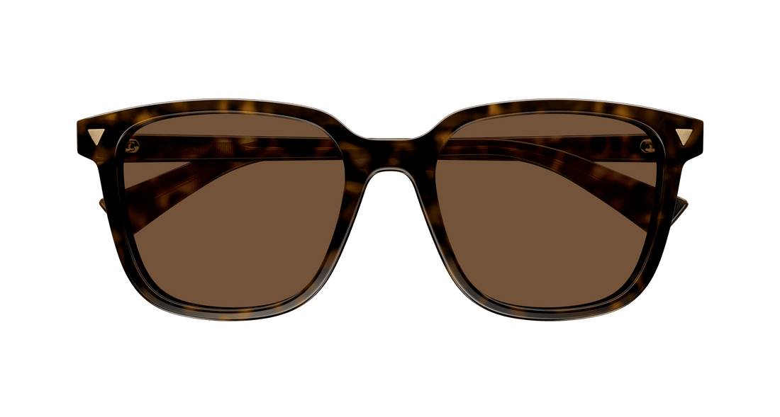 Óculos de sol bottega veneta bv1255sa 002 square unisex tamanho 55mm - Vista de detalhe