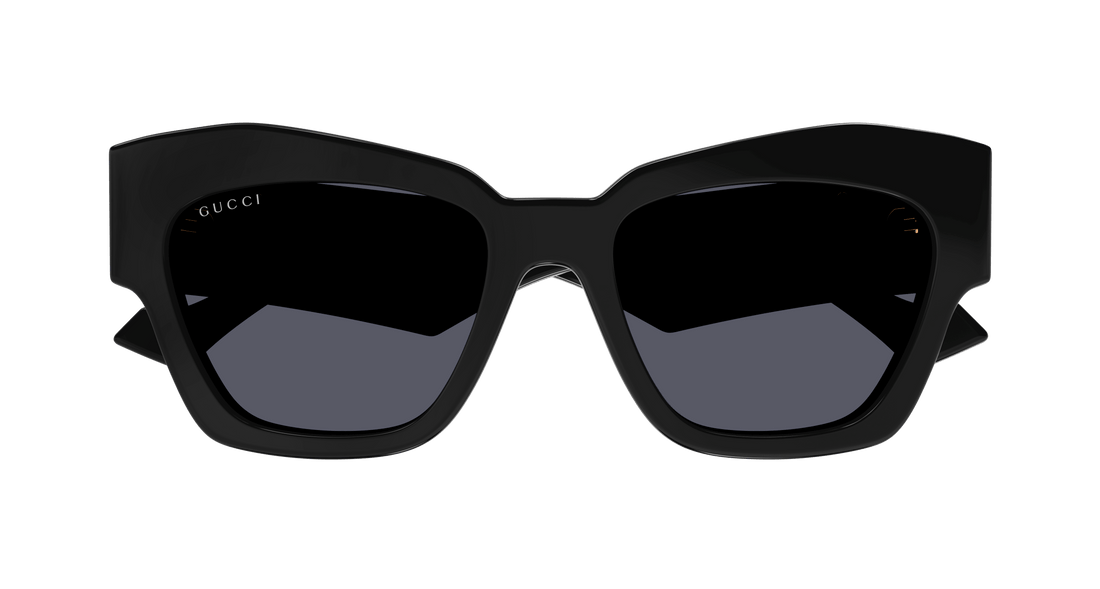Óculos de sol gucci gg1422s 001 negro square femenino tamanho 55mm - Vista de detalhe