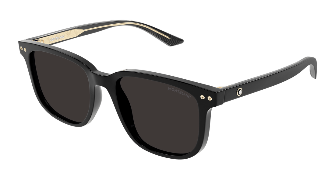 Lunettes de soleil montblanc mb0258sa 001 square masculino taille 55mm - Vue principale