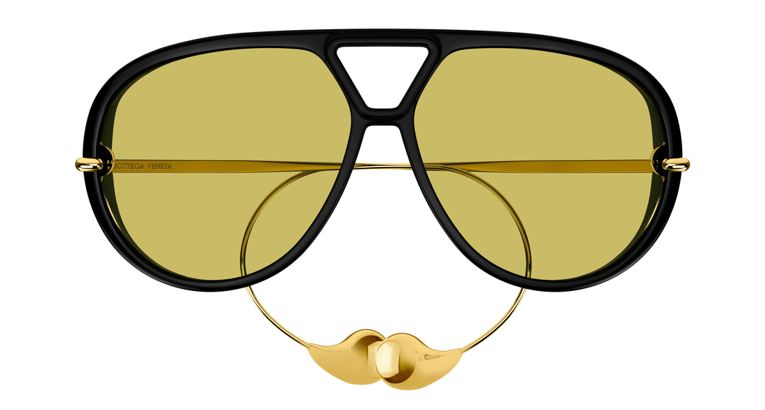 Occhiali da sole bottega veneta bv1273s 003 pilot femenino taglia 63mm - Vista dettagliata