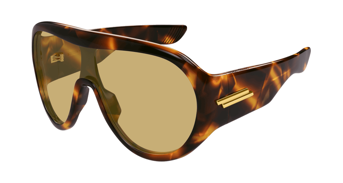 Óculos de sol bottega veneta bv1345s 002 havana mask unisex tamanho 99mm - Vista principal