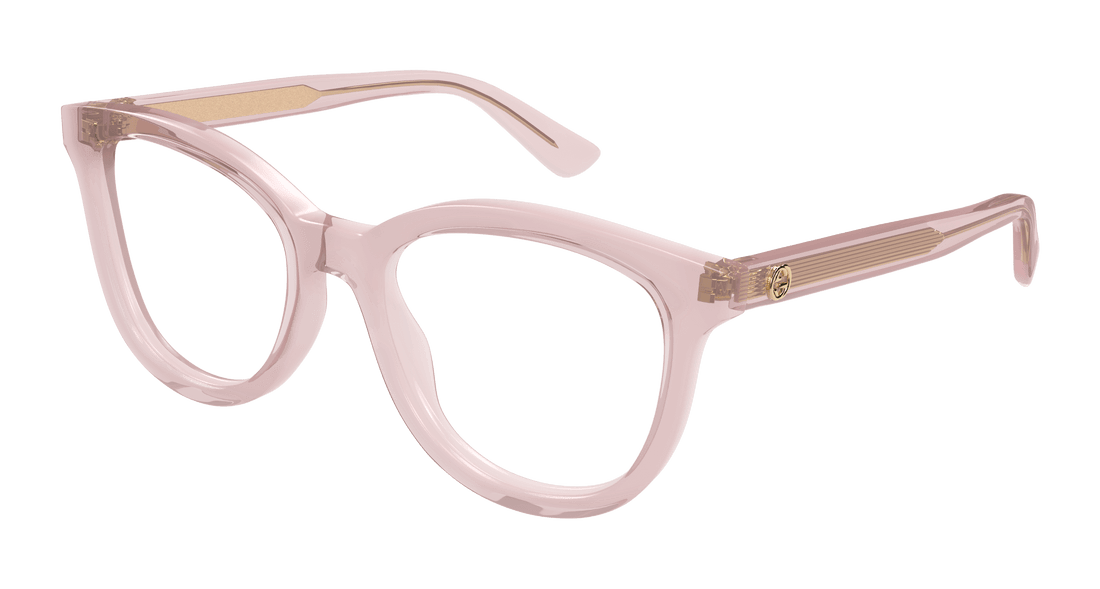 Occhiali da vista gucci gg1687o 003 rosa cat eye femenino taglia 52mm - Vista principale