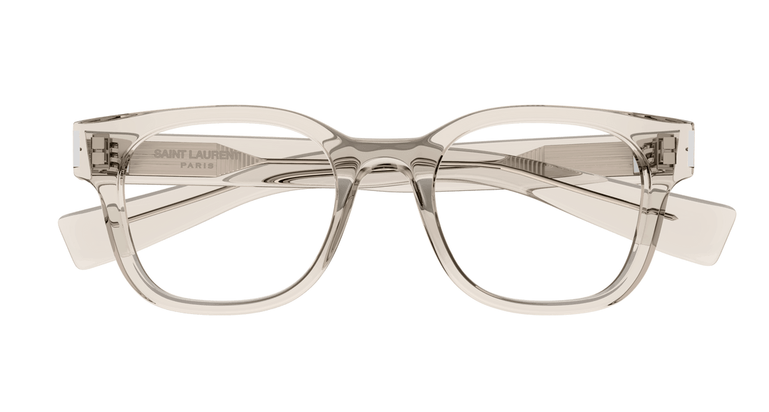 Brillen saint laurent sl 722 004 beige rectangular / squared femenino größe 49mm - Detailansicht