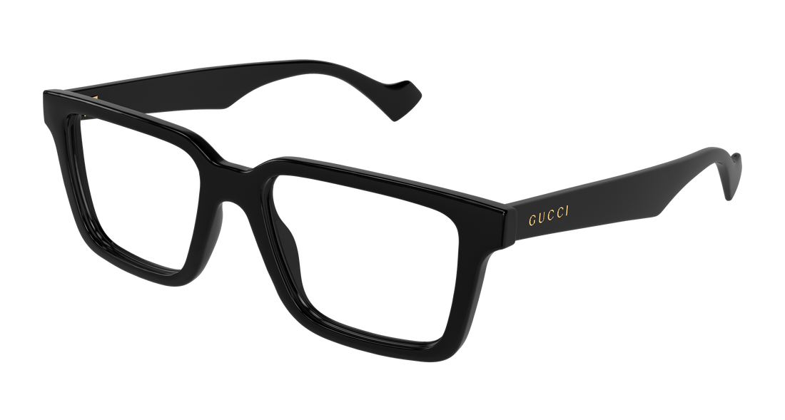 Brillen gucci gg1729o 001 negro rectangular / squared masculino größe 53mm - Hauptansicht