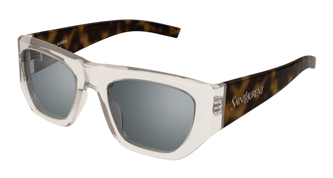 Sunčane naočale saint laurent sl 740 003 beige rectangular / squared femenino veličina 52mm - Glavni prikaz