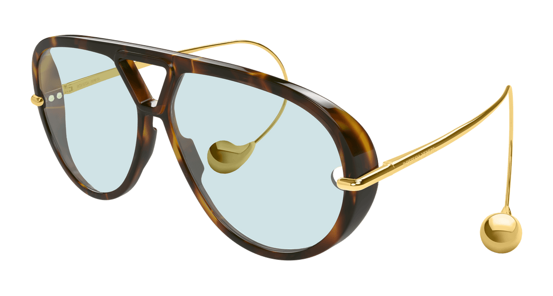 Sunglasses bottega veneta bv1273s 007 havana pilot femenino size 63mm - Main view