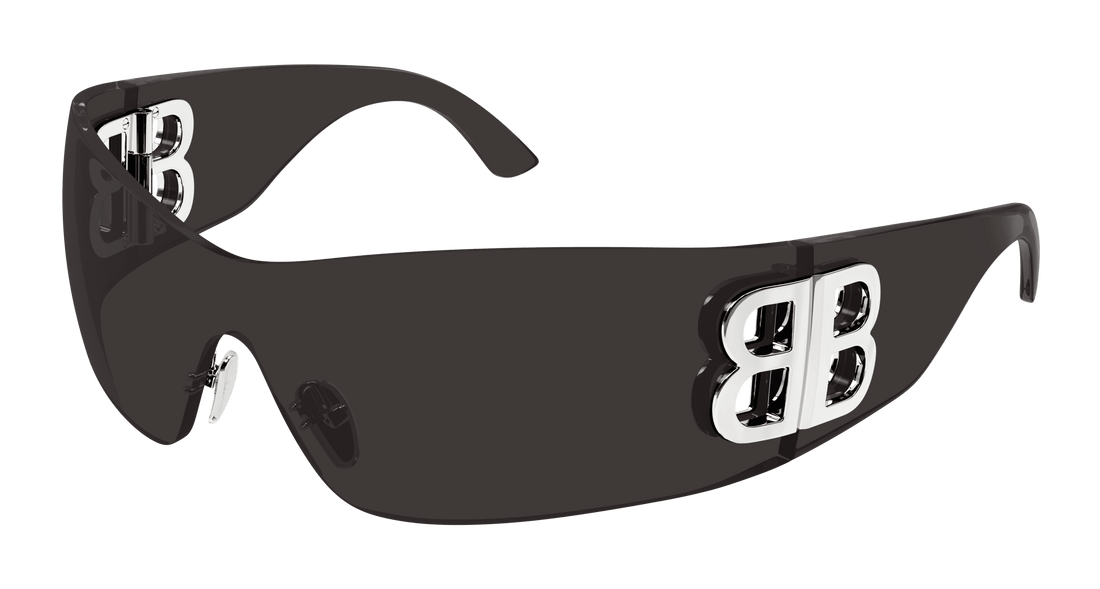 Sunglasses balenciaga bb0359s 001 gris mask femenino size 99mm - Main view