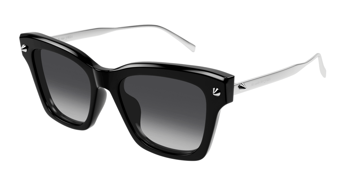 Óculos de sol alexander mcqueen am0483s 001 negro rectangular / squared femenino tamanho 52mm - Vista principal