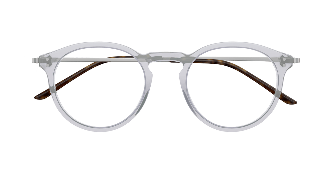 Occhiali da vista gucci gg1710o 003 gris round/oval/panthos masculino taglia 48mm - Vista dettagliata