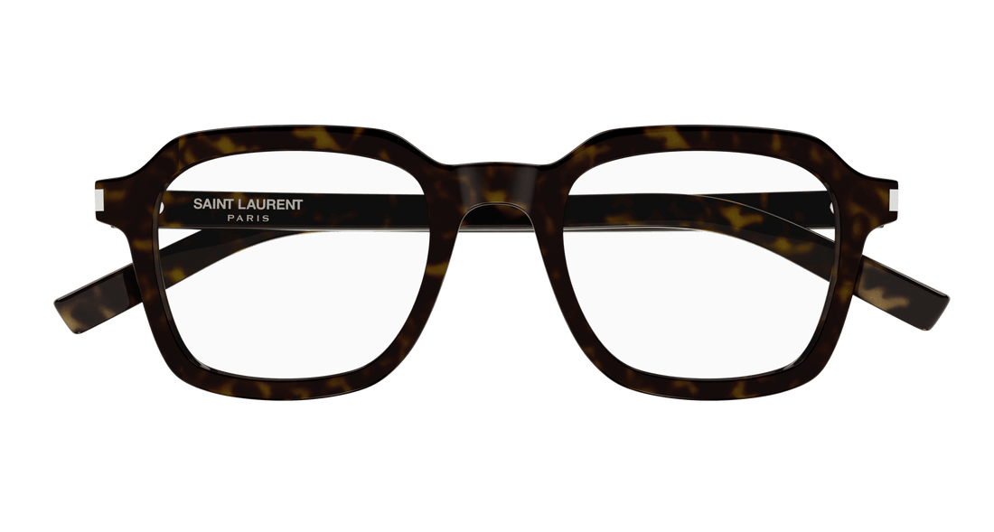 Brillen saint laurent sl 715 slim opt 002 havana rectangular / squared unisex größe 49mm - Detailansicht