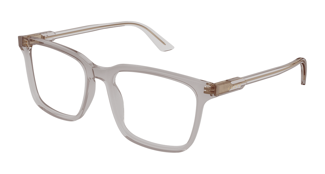 Occhiali da vista gucci gg1120o 007 gris rectangular / squared masculino taglia 55mm - Vista principale