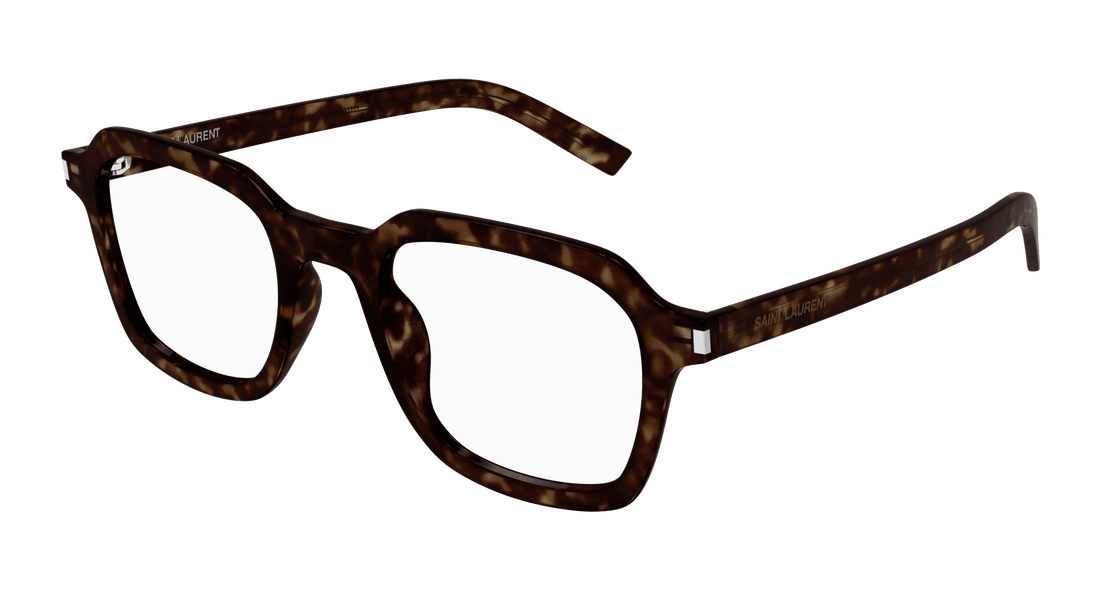 Brillen saint laurent sl 715 slim opt 002 havana rectangular / squared unisex größe 49mm - Hauptansicht
