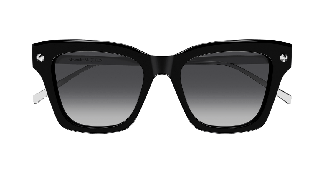 Óculos de sol alexander mcqueen am0483s 001 negro rectangular / squared femenino tamanho 52mm - Vista de detalhe