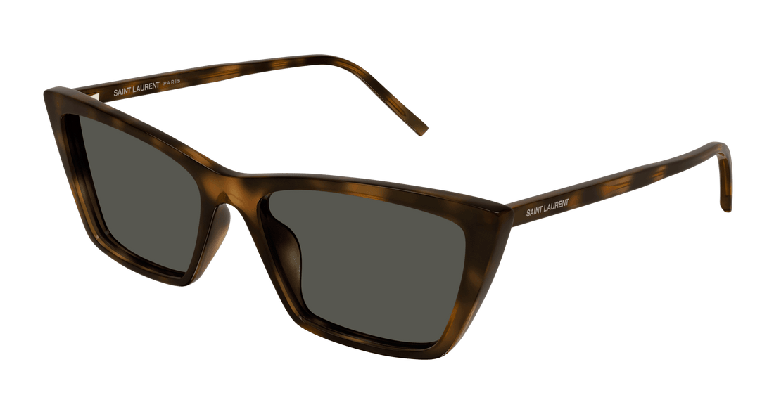 Sunglasses saint laurent sl 737 mica thin 003 havana rectangular / squared femenino size 54mm - Main view