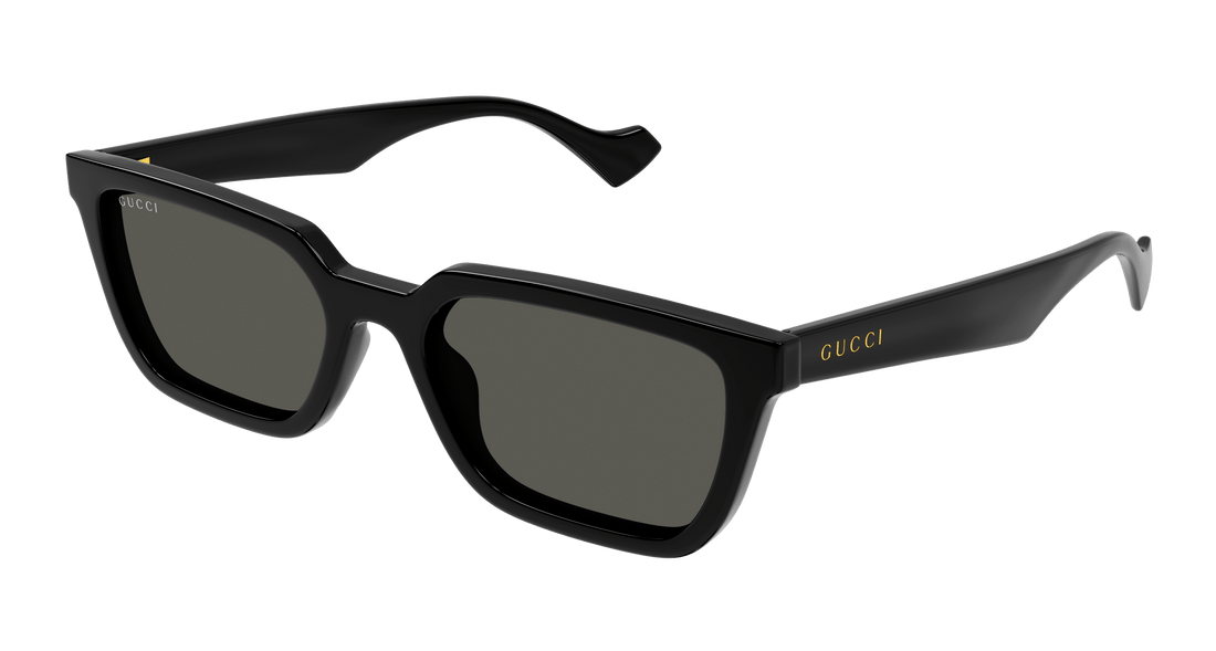 Sonnenbrillen gucci gg1539s 001 negro rectangular masculino größe 55mm - Hauptansicht