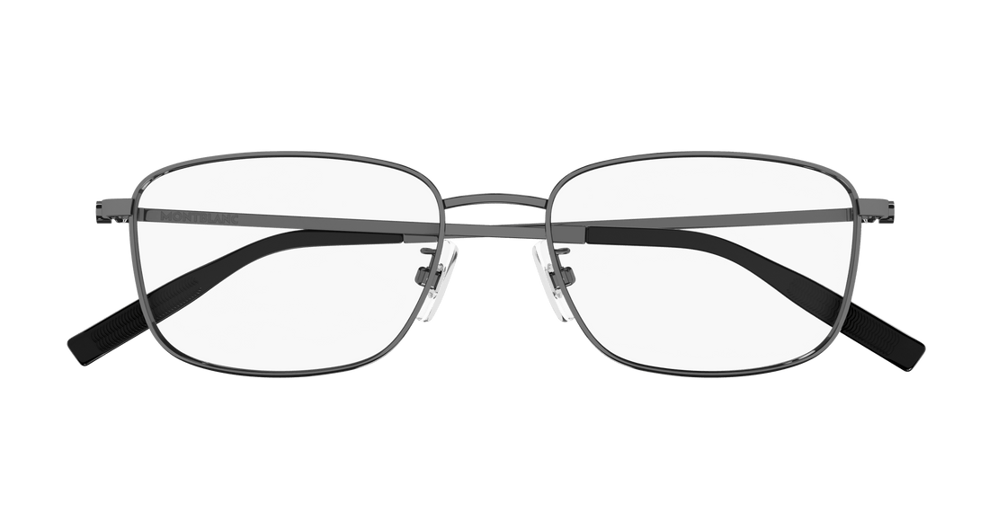 Occhiali da vista montblanc mb0373oa 003 rutenio rectangular / squared masculino taglia 54mm - Vista dettagliata