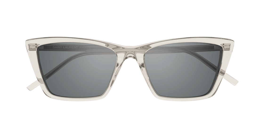 Sonnenbrillen saint laurent sl 737 mica thin 004 beige rectangular / squared femenino größe 54mm - Detailansicht