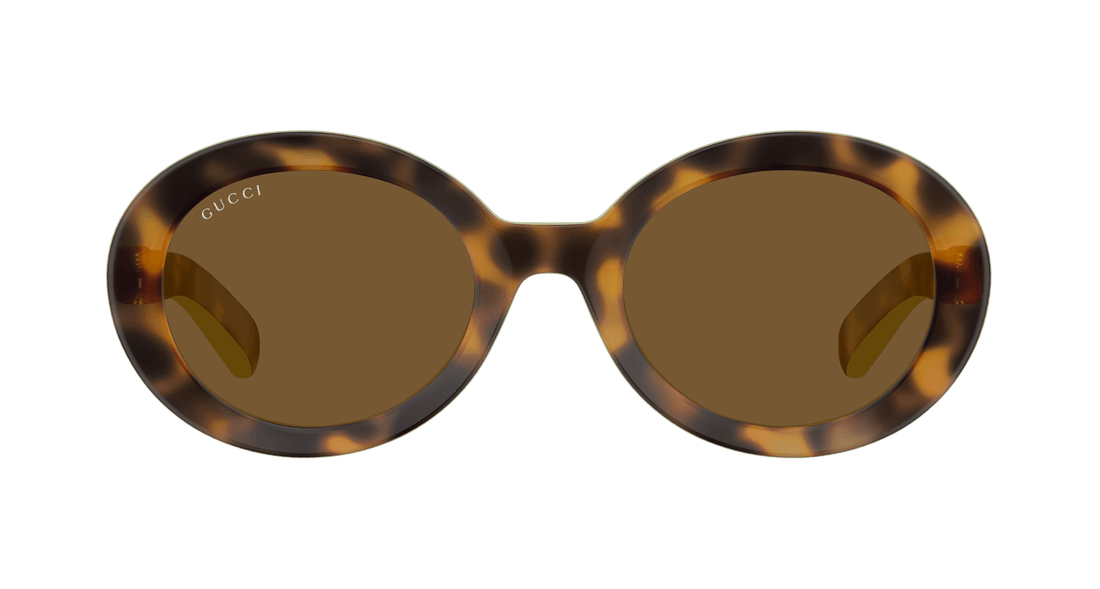 Sonnenbrillen gucci gg1722sa 002 havana round/oval/panthos femenino größe 53mm - Detailansicht