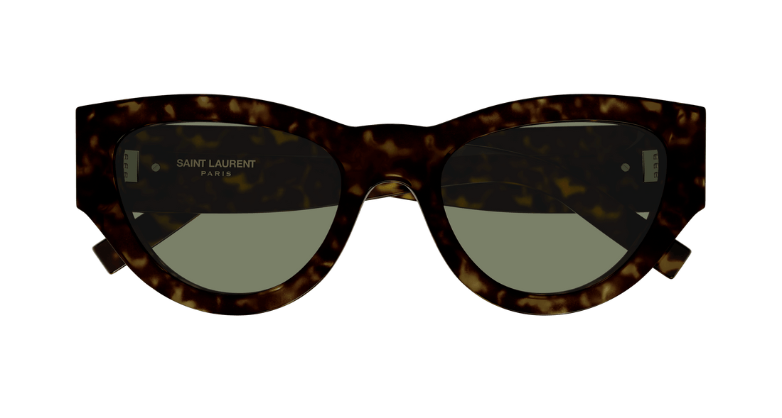 Sonnenbrillen saint laurent sl m94 008 havana cat eye femenino größe 53mm - Detailansicht