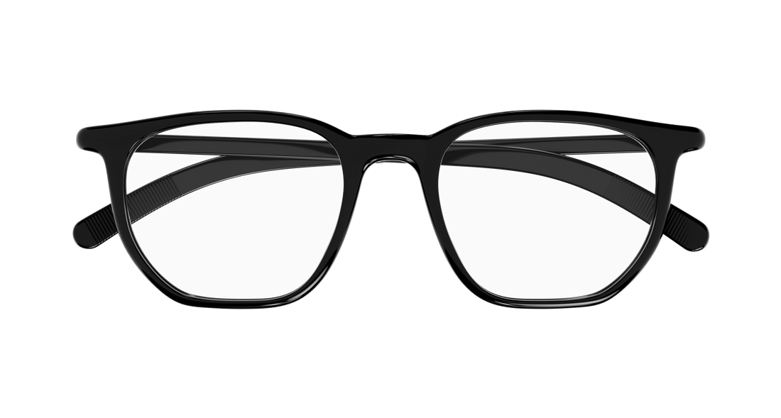 Óculos graduados montblanc mb0349o 001 negro rectangular / squared masculino tamanho 50mm - Vista de detalhe