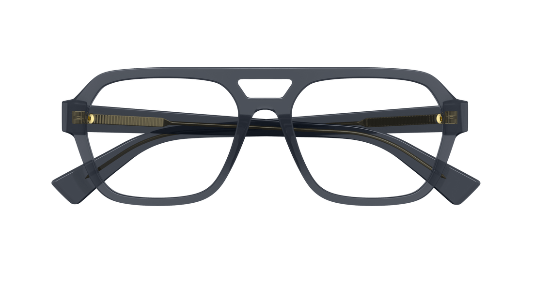 Occhiali da vista bottega veneta bv1336oa 003 gris pilot/navigator masculino taglia 55mm - Vista dettagliata