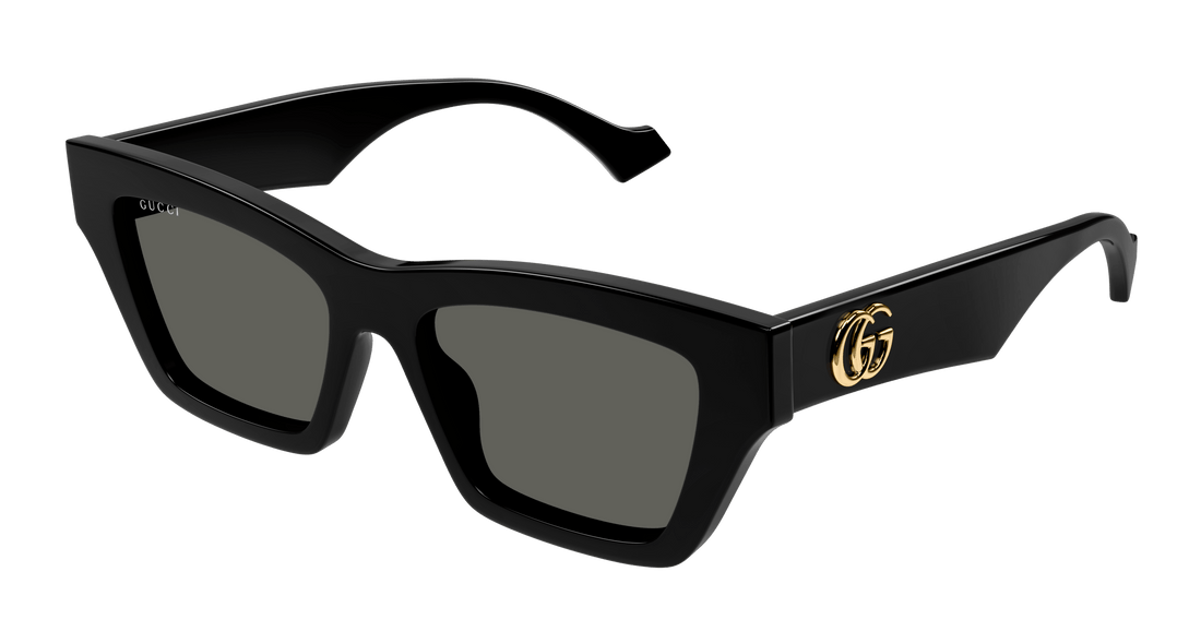 Óculos de sol gucci gg1753s 001 negro cat eye femenino tamanho 53mm - Vista principal