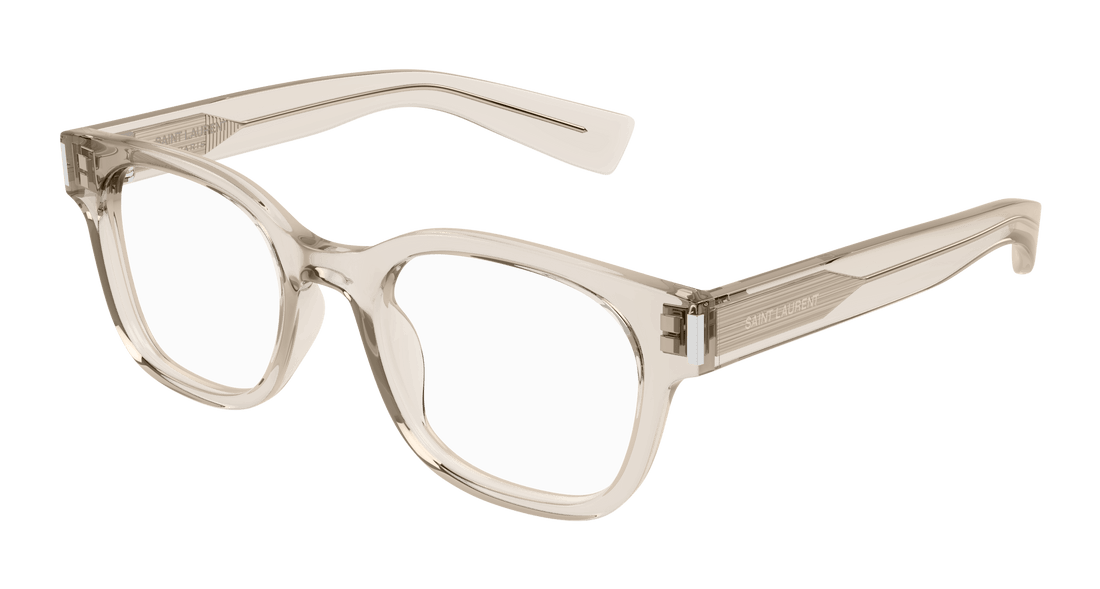 Brillen saint laurent sl 722 004 beige rectangular / squared femenino größe 49mm - Hauptansicht