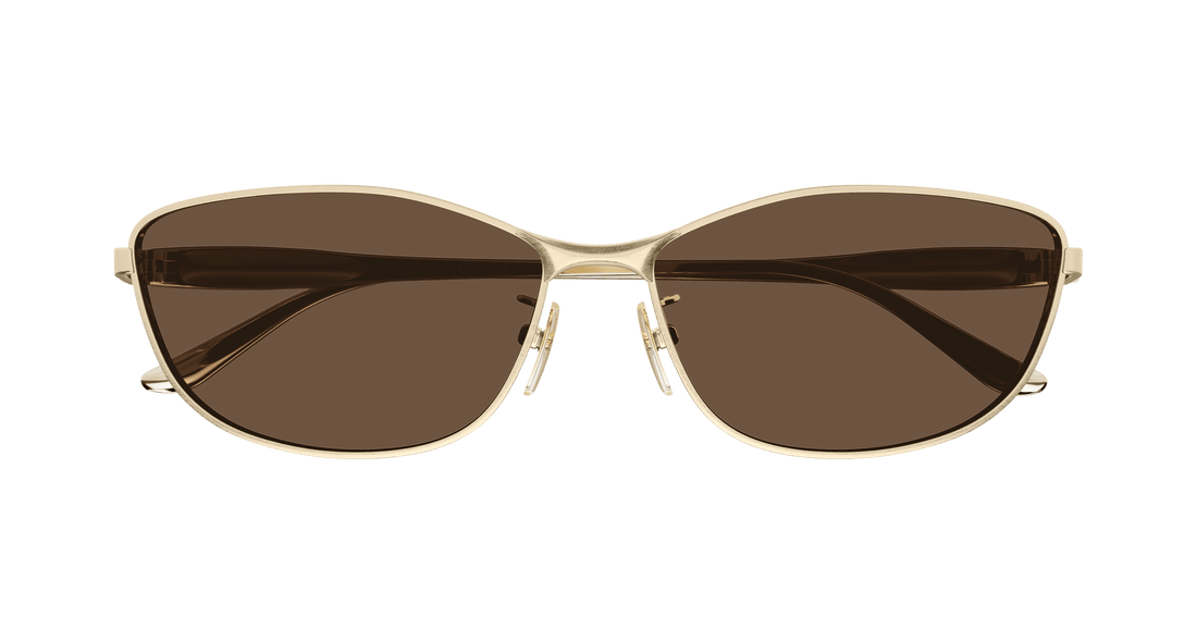 Occhiali da sole balenciaga bb0357sa 003 dorado rectangular / squared unisex taglia 62mm - Vista dettagliata