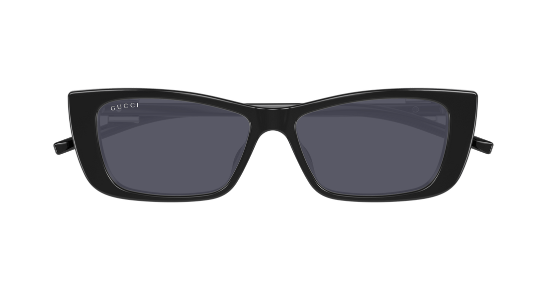 Óculos de sol gucci gg1681s 001 negro cat eye femenino tamanho 53mm - Vista de detalhe