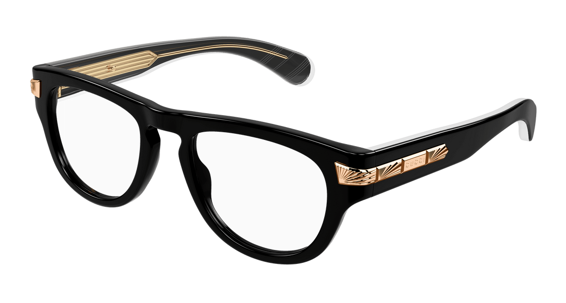 Dioptrijske naočale gucci gg1519o 001 masculino veličina 51mm - Glavni prikaz