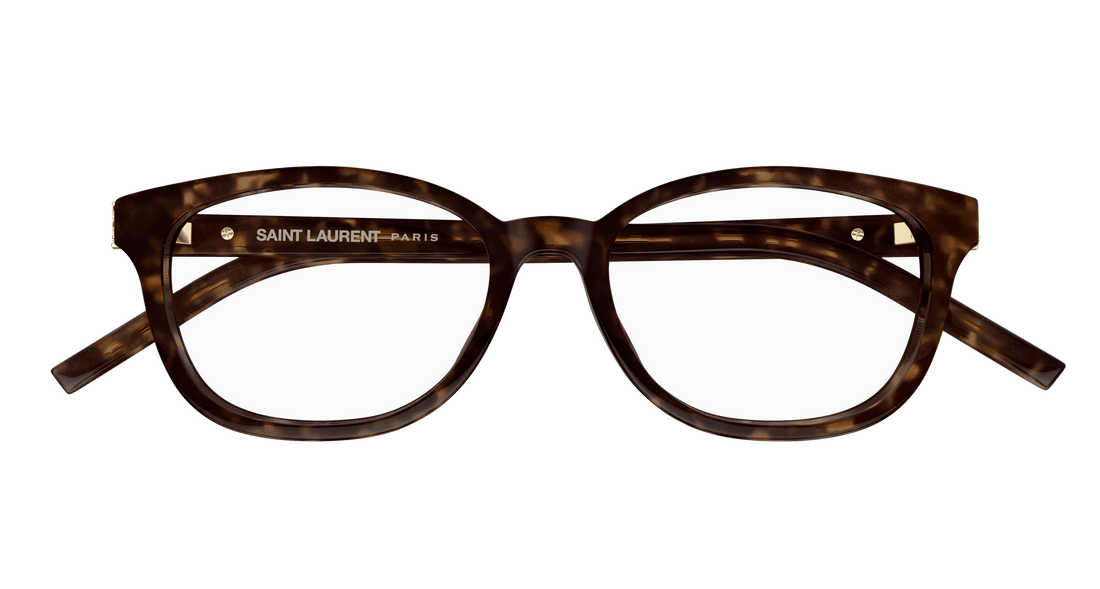Brillen saint laurent sl m141/f 002 havana cat eye femenino größe 51mm - Detailansicht