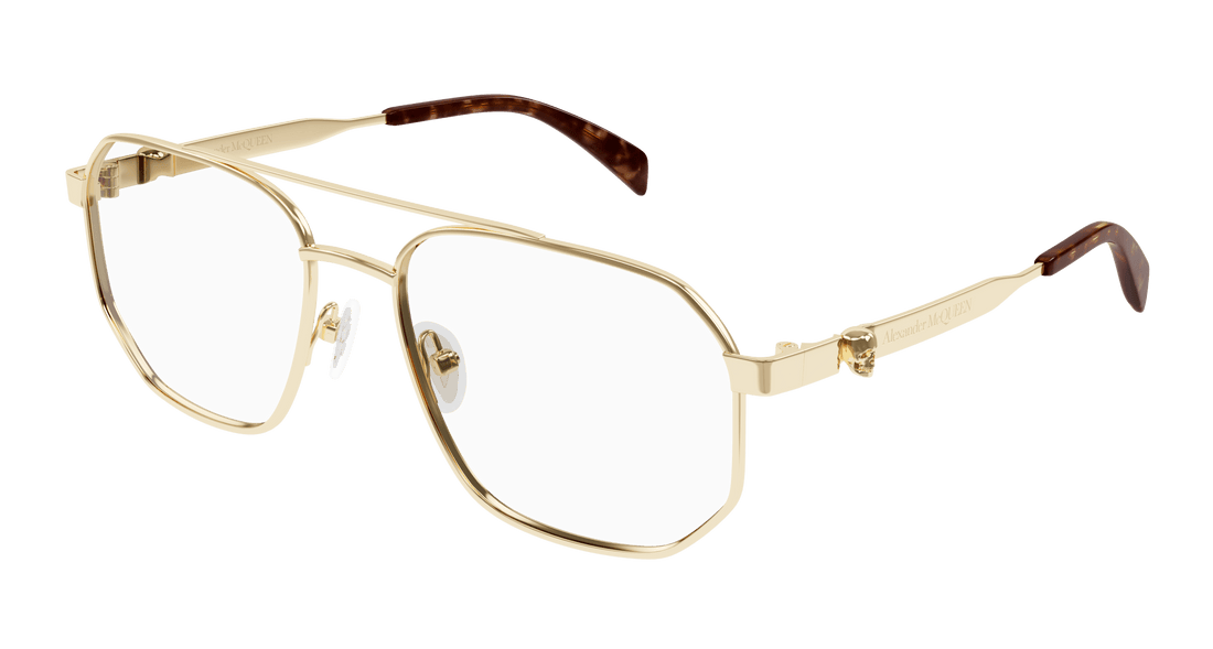 Óculos graduados alexander mcqueen am0459o 002 masculino tamanho 57mm - Vista principal