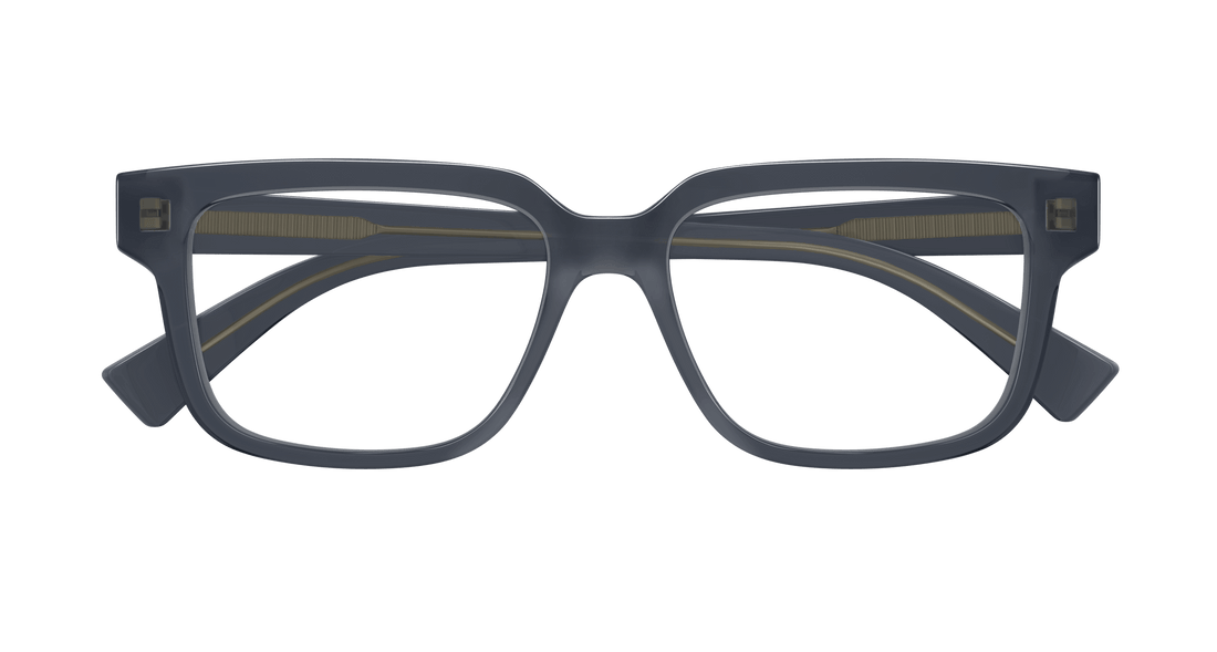 Occhiali da vista bottega veneta bv1256o 011 gris rectangular / squared masculino taglia 56mm - Vista dettagliata