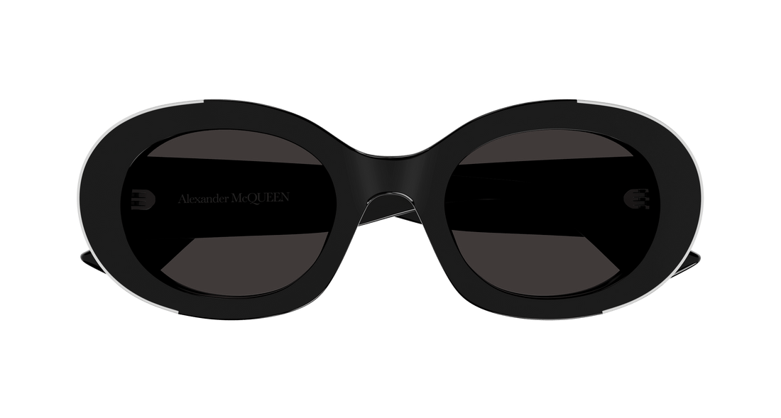 Óculos de sol alexander mcqueen am0445s 001 femenino tamanho 51mm - Vista de detalhe