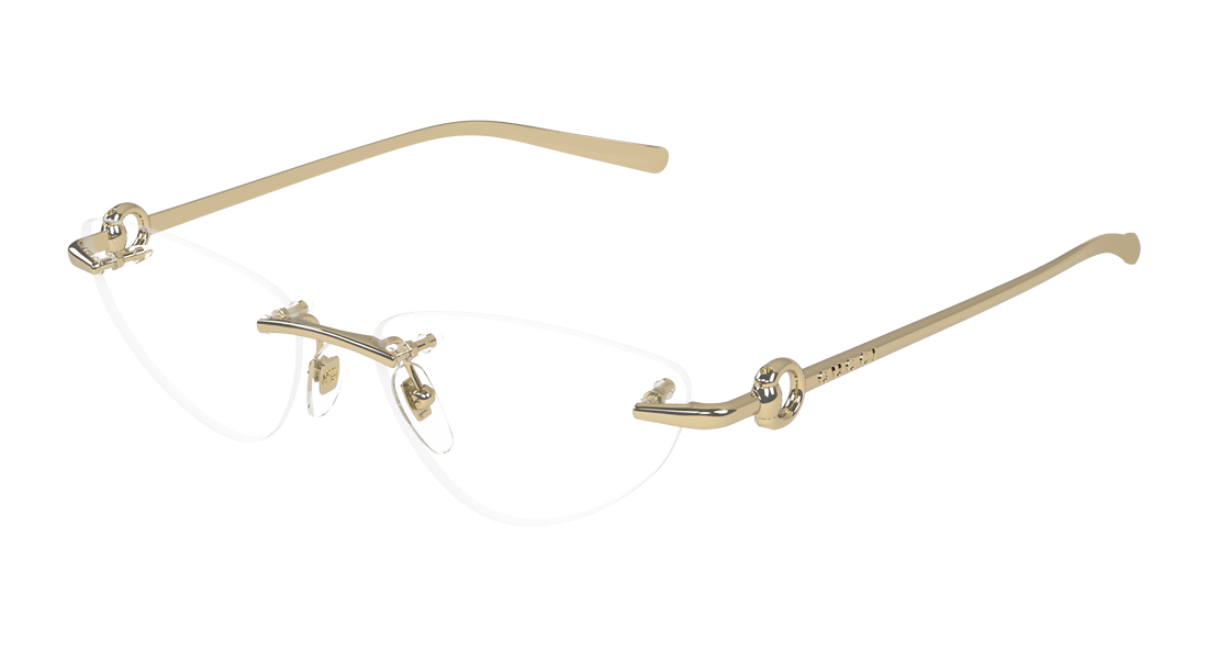 Occhiali da vista gucci gg1702o 002 dorado cat eye femenino taglia 54mm - Vista principale